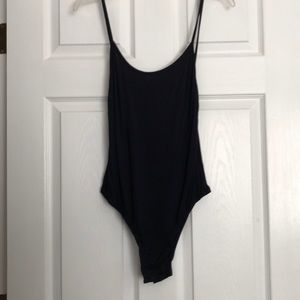 Misguided black bodysuit - size m